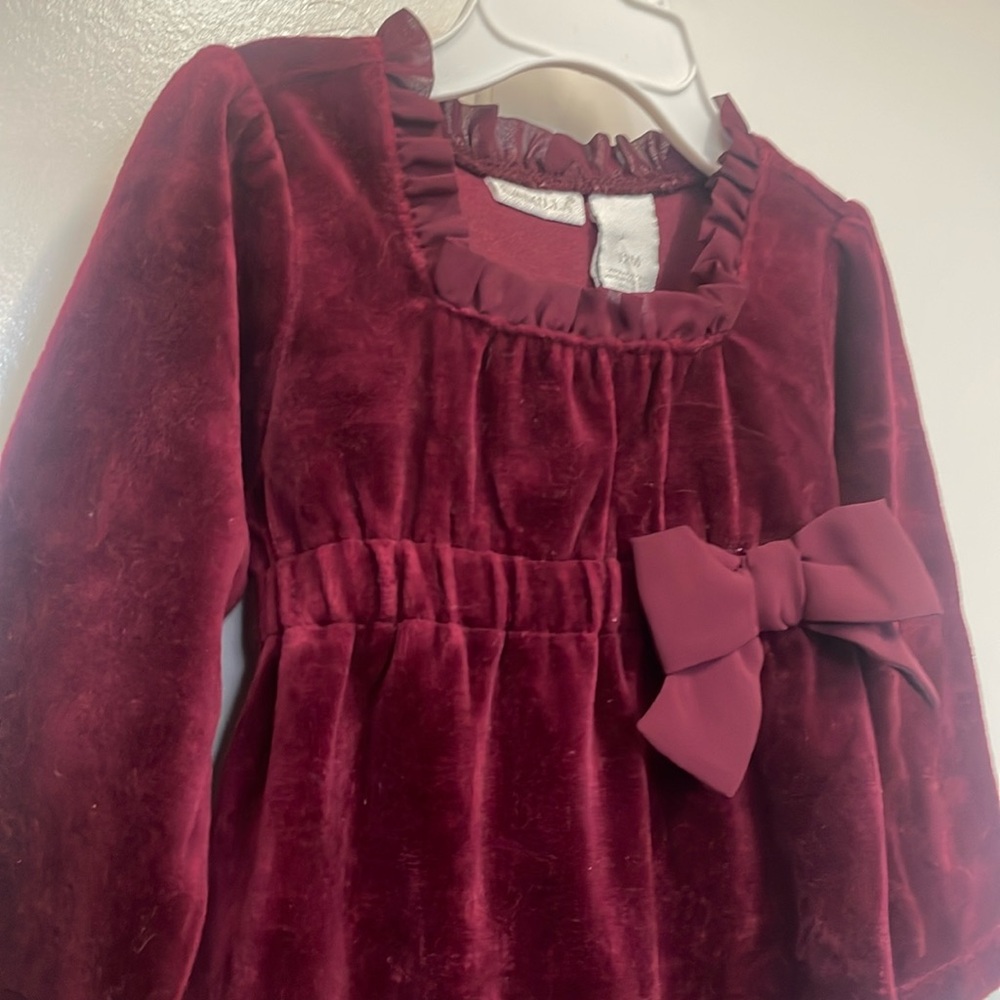 Gorgeous Camille velvet dress for holiday photos, parties. Worn once.